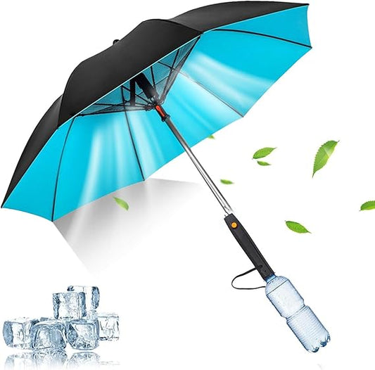 GTSOL™ Umbrella with fan High Quality | مظلة مع مروحة – راحة حقيقية تحت أشعة الشمس